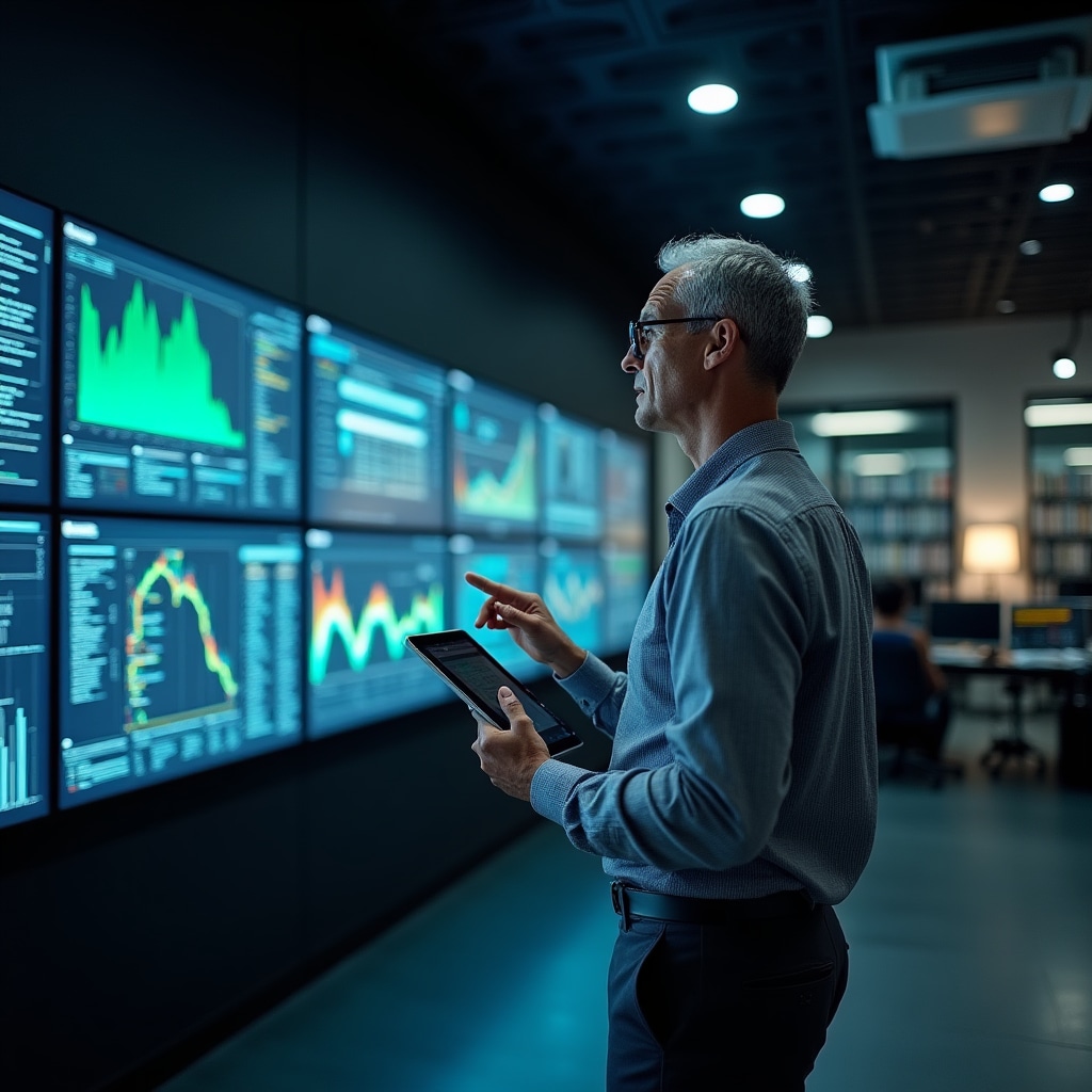 Umphathi wezinsizakalo obuyekeza idatha yokusebenza kahle kanye nokulinganisa kokusebenza kwamandla eziboniseni zedijithali